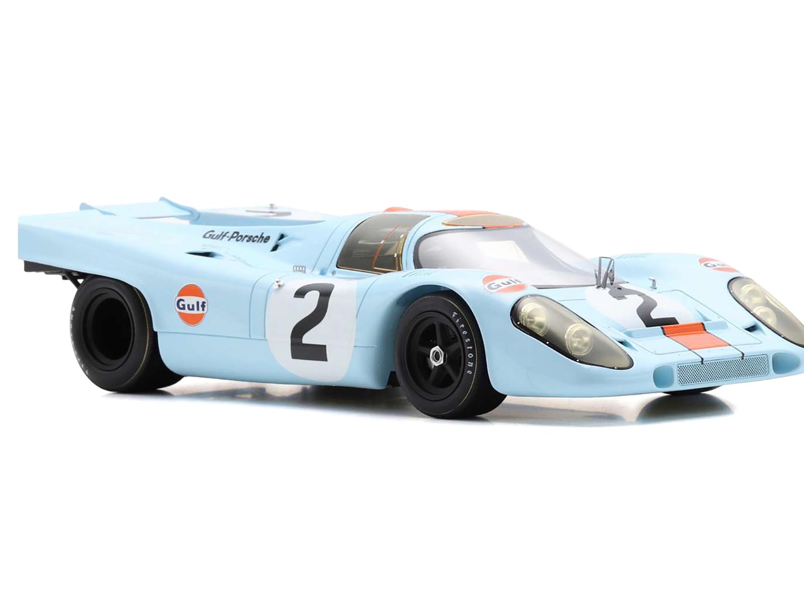 Porsche 917K #2 Pedro Rodriguez - Jackie Oliver "J.W. Automotive Engineering" Winner "24 Hours of Daytona" (1971) with Acrylic Display Case 1/18 Model Car by Spark