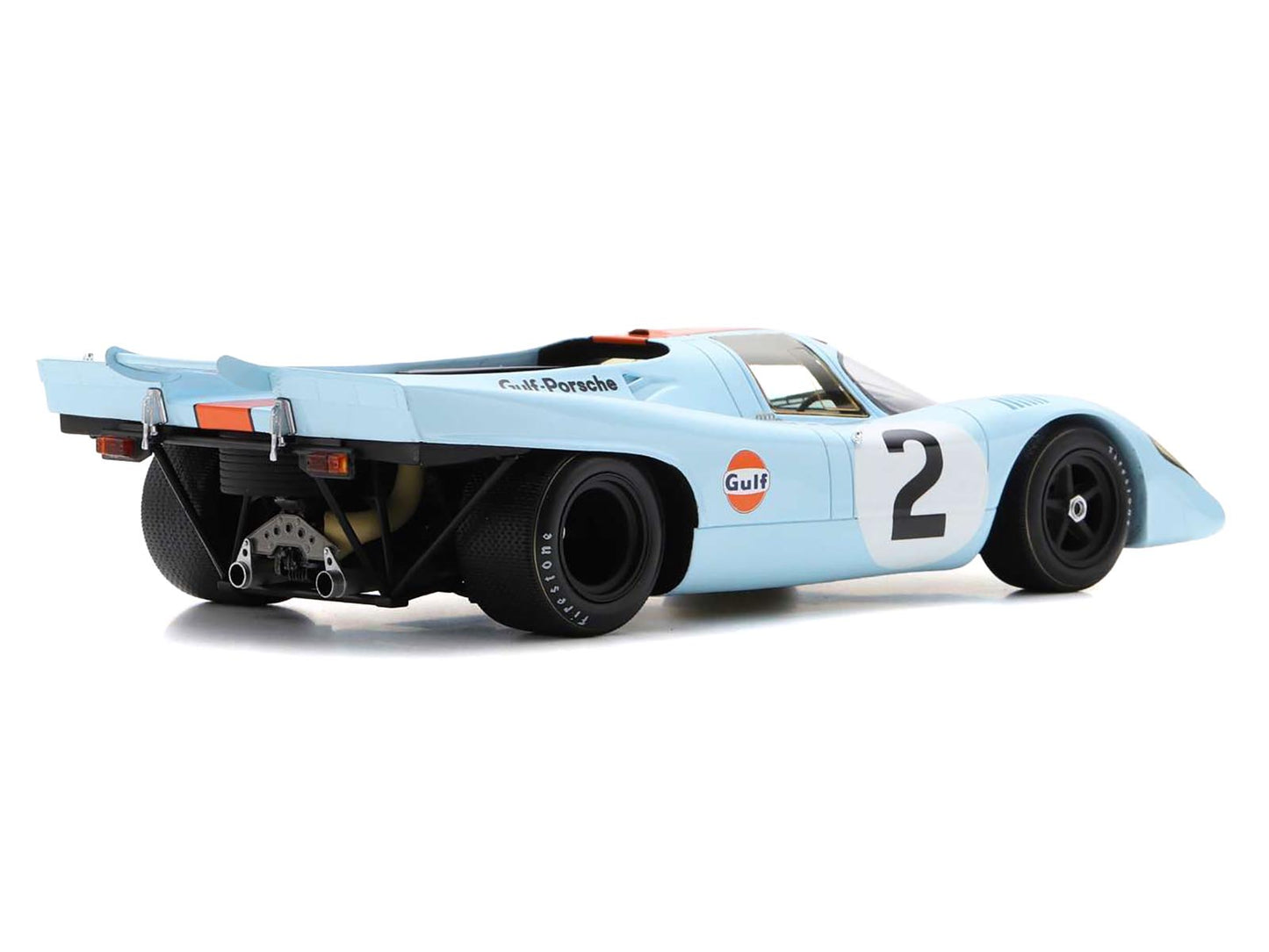 Porsche 917K #2 Pedro Rodriguez - Jackie Oliver "J.W. Automotive Engineering" Winner "24 Hours of Daytona" (1971) with Acrylic Display Case 1/18 Model Car by Spark