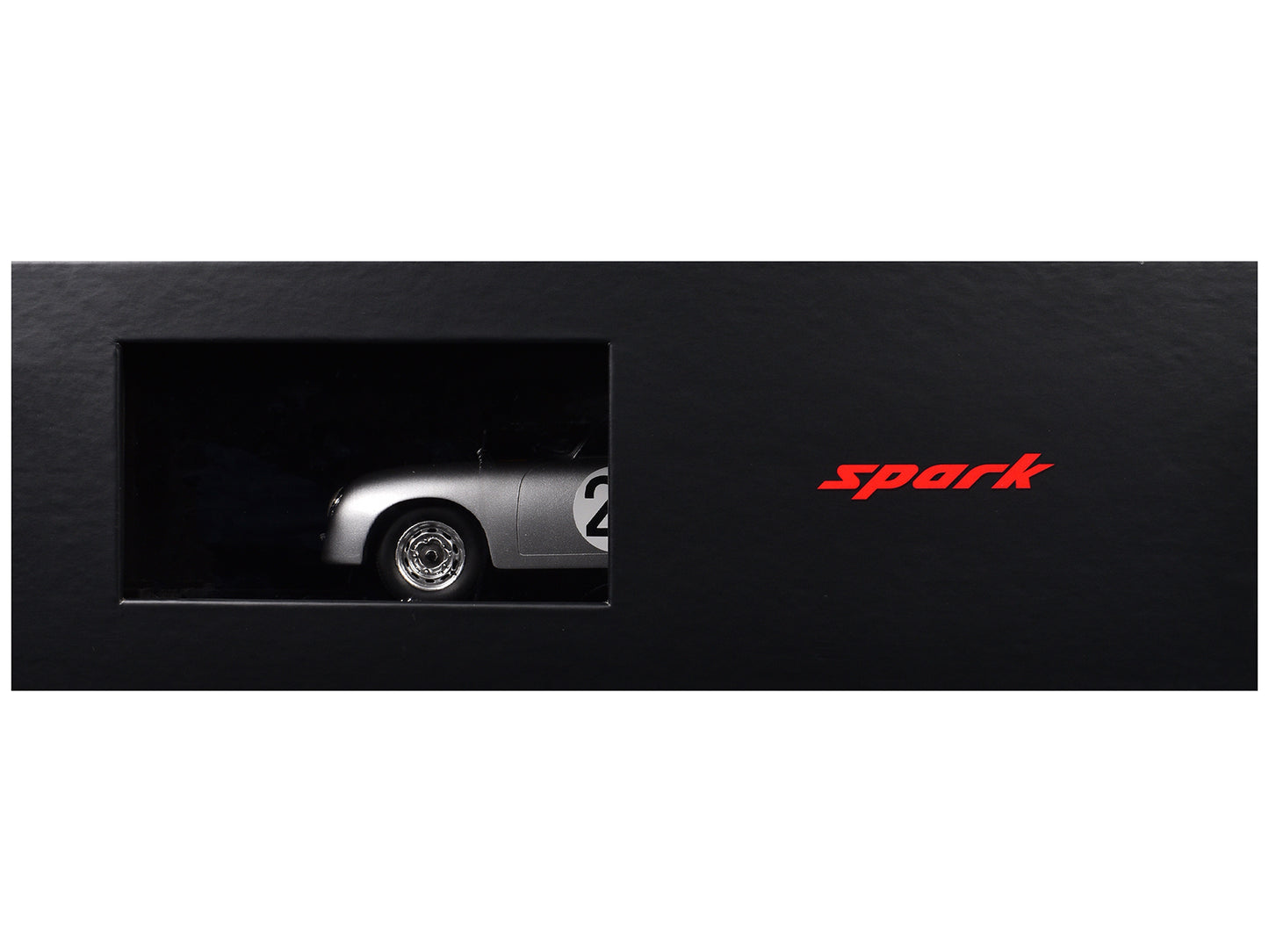 Porsche 356 #26 Max Nathan - Helmut 'Helm' Glockler "Porsche KG" "24 Hours of Le Mans" (1956) with Acrylic Display Case 1/18 Model Car by Spark