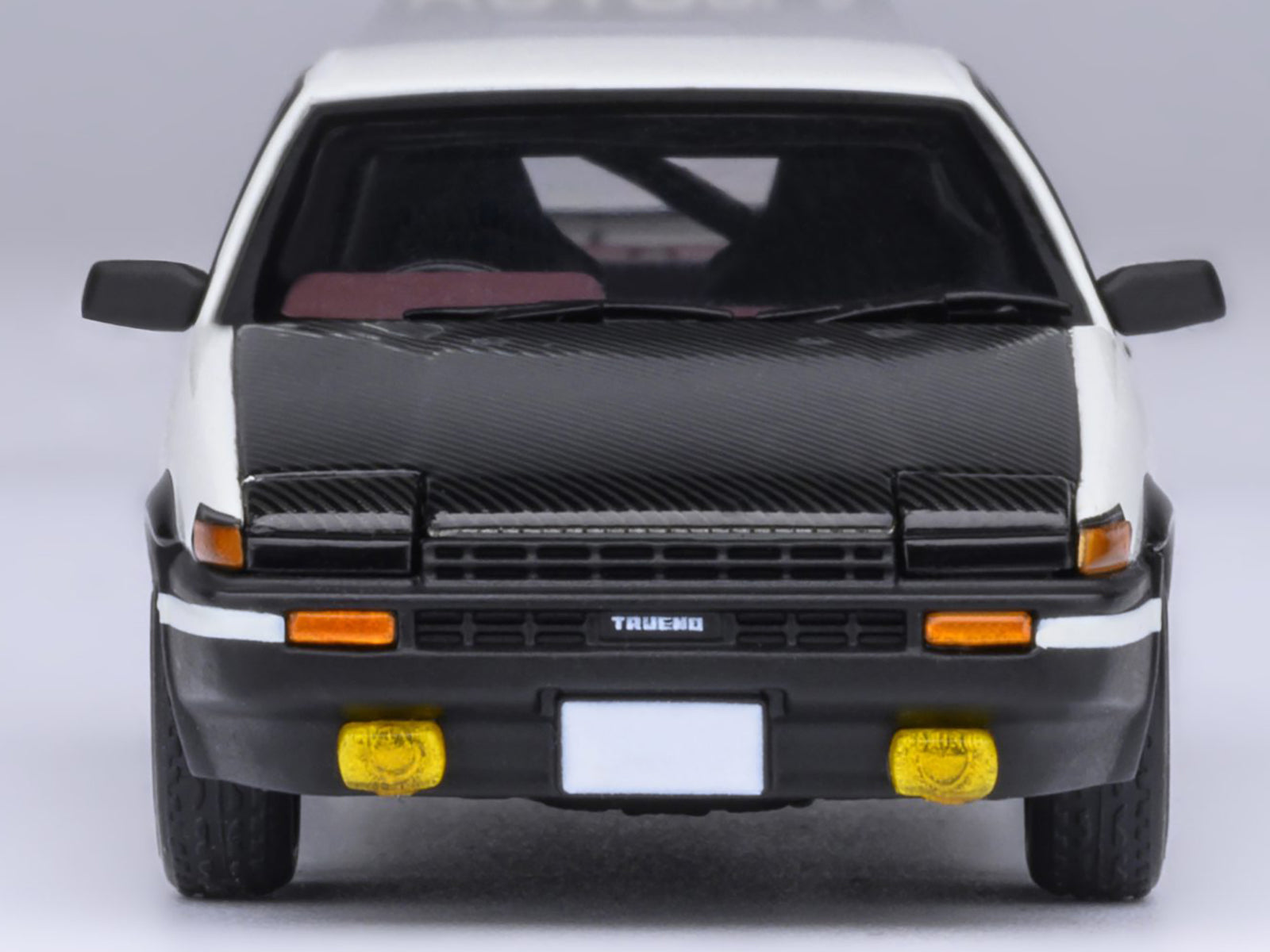 Toyota Sprinter Trueno (AE86) RHD (Right Hand Drive) "Project D Final Version" White with Graphics "Initial D" (1998-2021) TV Series 1/64 Diecast Model Car by Autoart