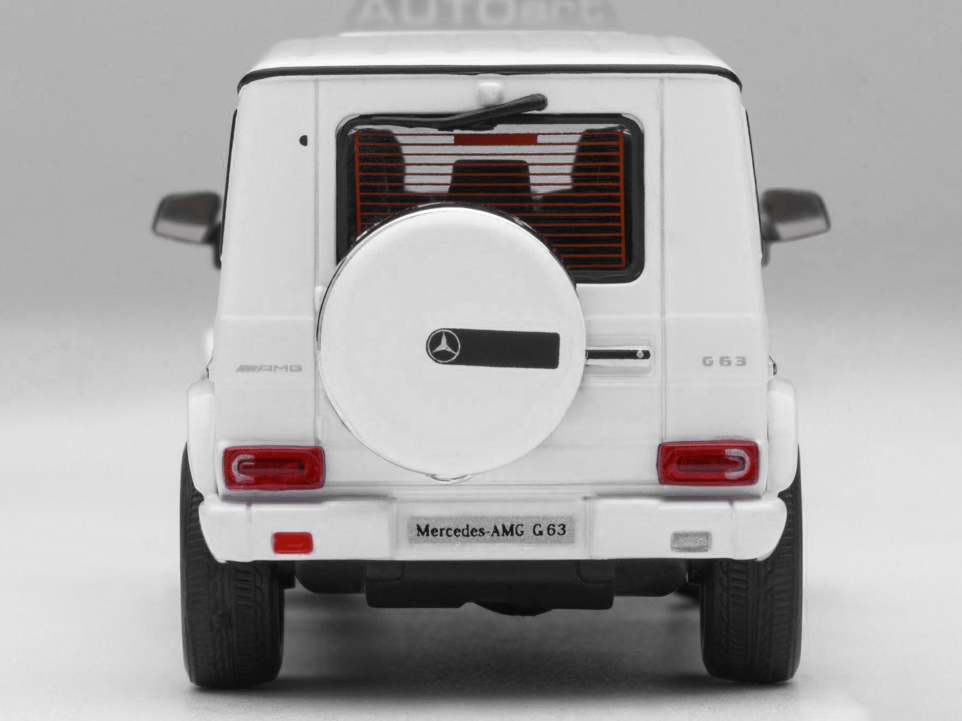 2017 Mercedes-Benz AMG G 63 White 1/64 Diecast Model Car by Autoart