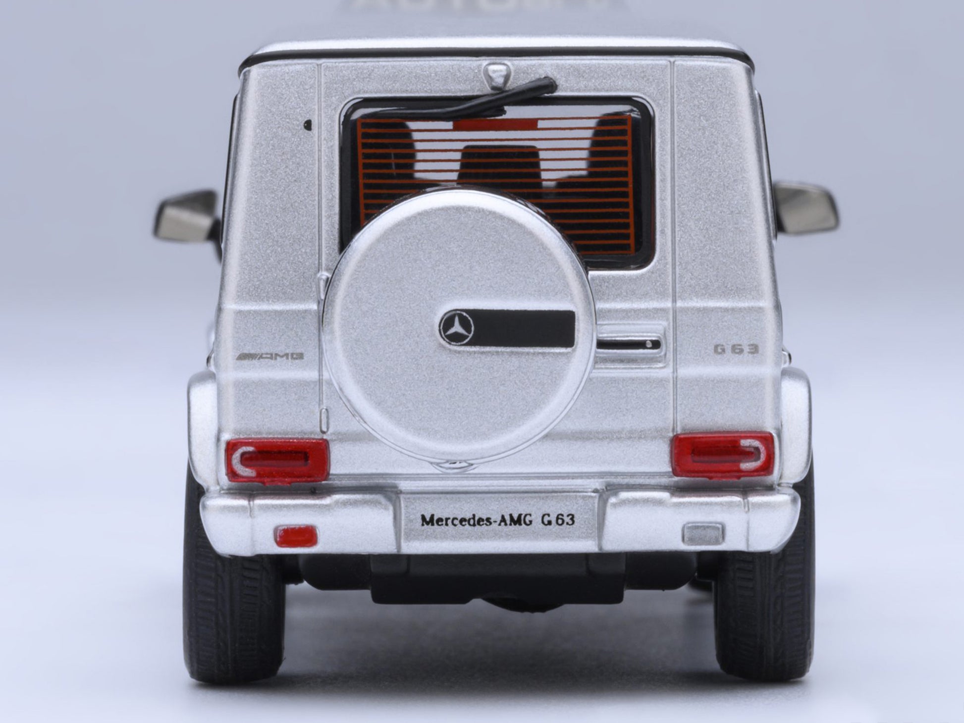 2017 Mercedes-Benz AMG G 63 Silver Metallic 1/64 Diecast Model Car by Autoart
