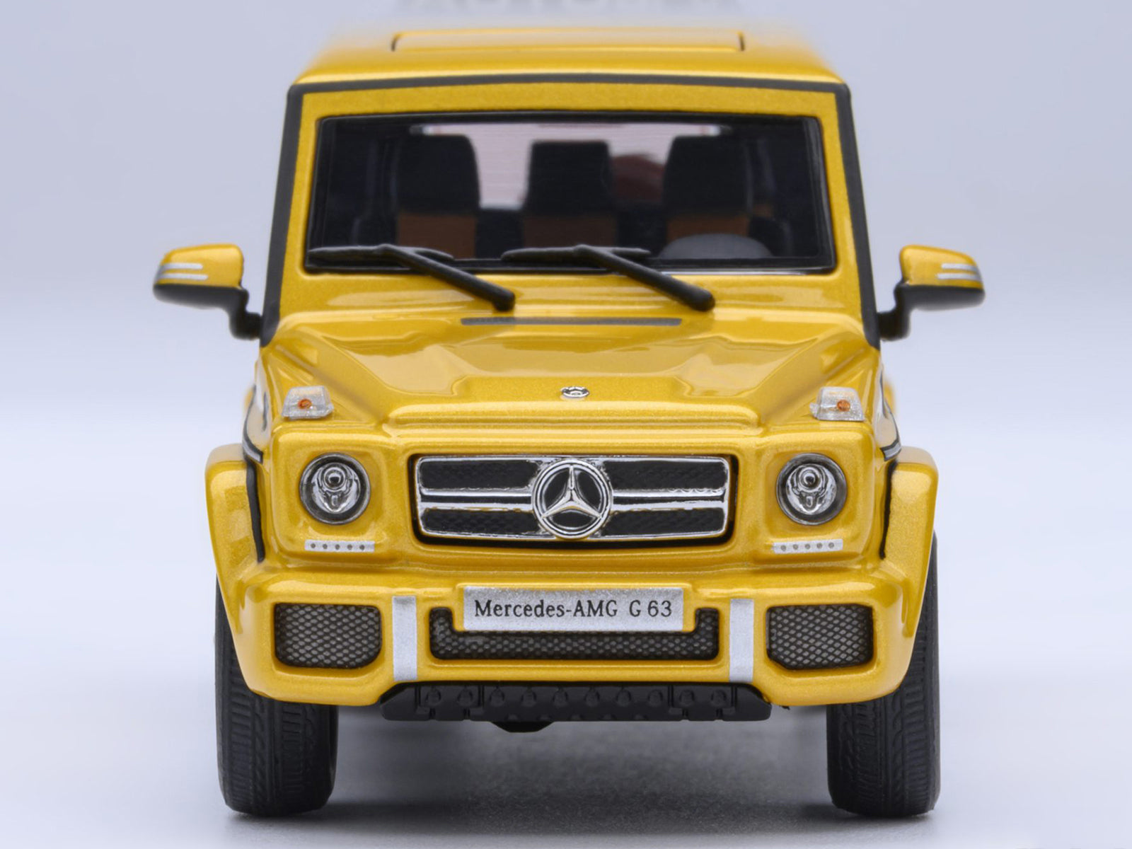 2017 Mercedes-Benz AMG G 63 Solar Beam Yellow 1/64 Diecast Model Car by Autoart
