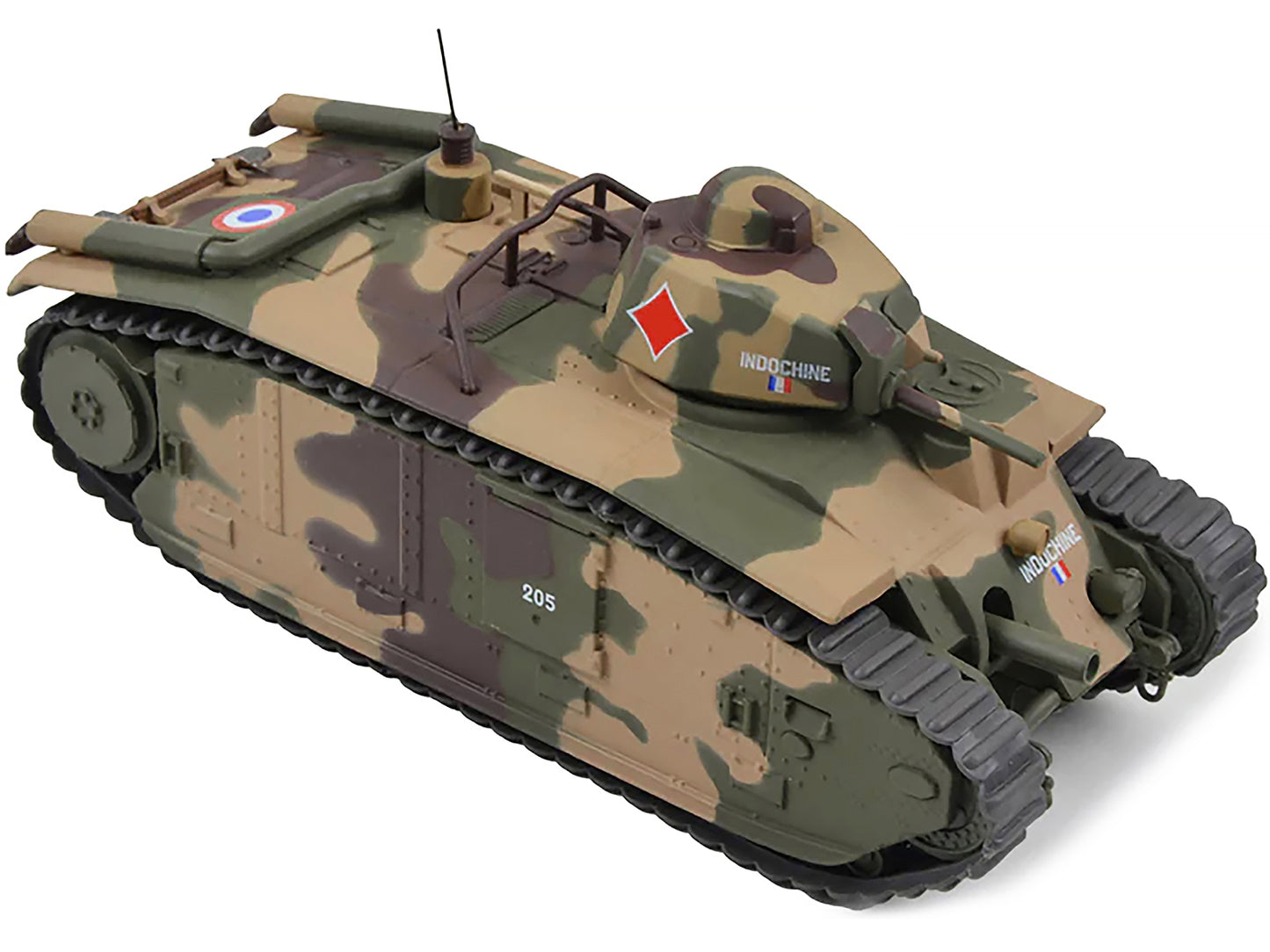 French Char B-1 Heavy Tank "Indochine" "France 3e Compagnie 15e Batallion France 1940" 1/43 Diecast Model by AFVs of WWII