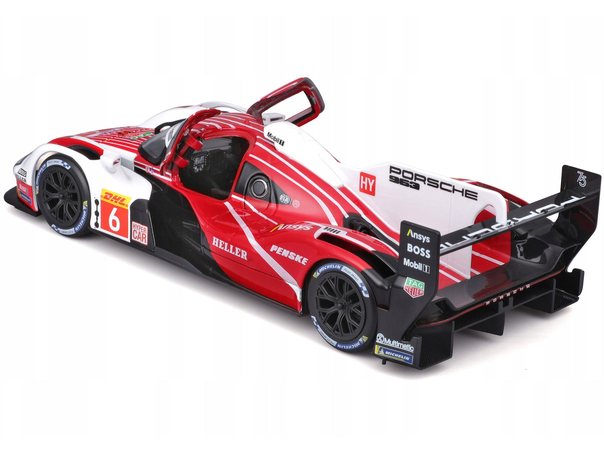 Porsche 963 #6 Kevin Estre - Andre Lotterer - Laurens Vanthoor "Porsche Penske Motorsport" Winner "FIA World Endurance Championship" (2024) 1/24 Diecast Model Car by Bburago