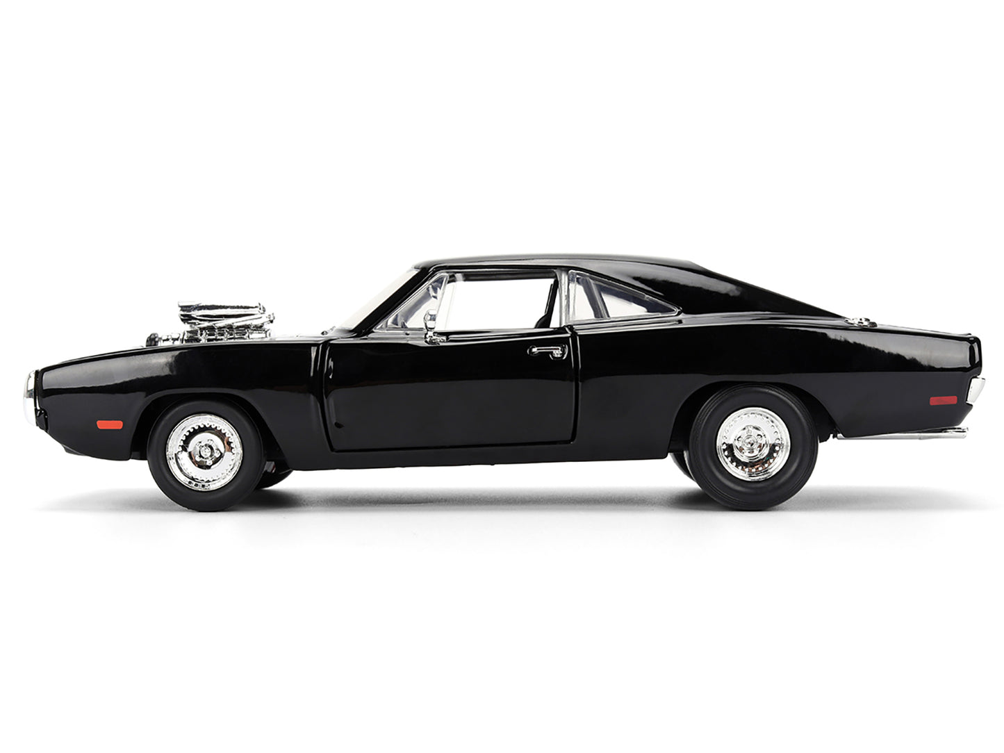 Dom's 1970 Dodge Charger R/T Black "F9" (2021) Movie "Fast & Furious" Series 1/24 Diecast Model Car by Jada