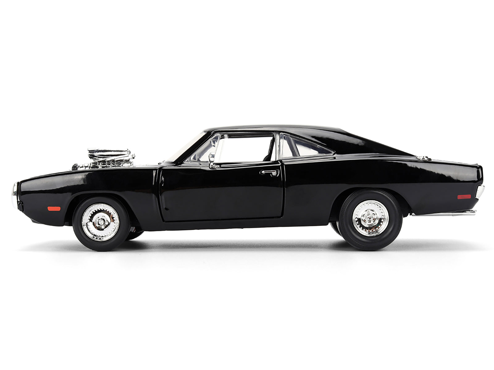 Dom's 1970 Dodge Charger R/T Black "F9" (2021) Movie "Fast & Furious" Series 1/24 Diecast Model Car by Jada