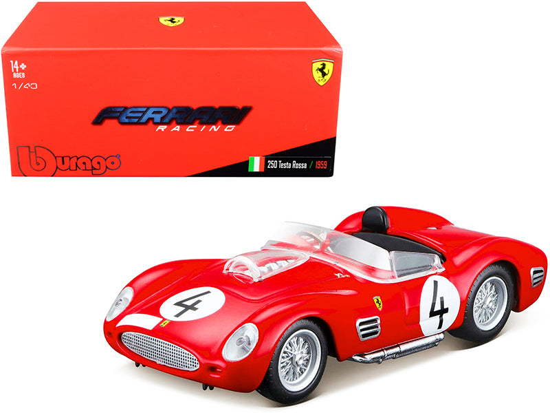 Ferrari 250 Testa Rossa #4 P. Hill - O. Gendebien Nurburgring 1000km (1959) 1/43 Diecast Model Car by Bburago
