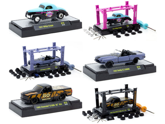 Model Kit 3 piece Car Set Release 78 Limited Edition to 9600 pieces Worldwide 1/64 Diecast Model Cars by M2 Machines