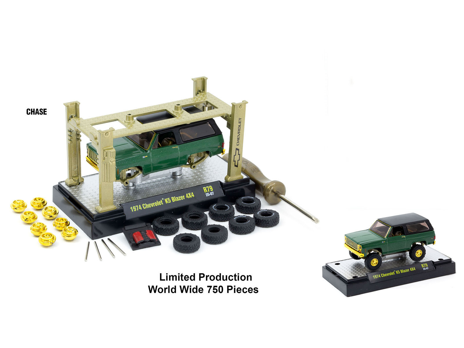 Model Kit 3 piece Car Set Release 79 Limited Edition to 9600 pieces Worldwide 1/64 Diecast Model Cars by M2 Machines