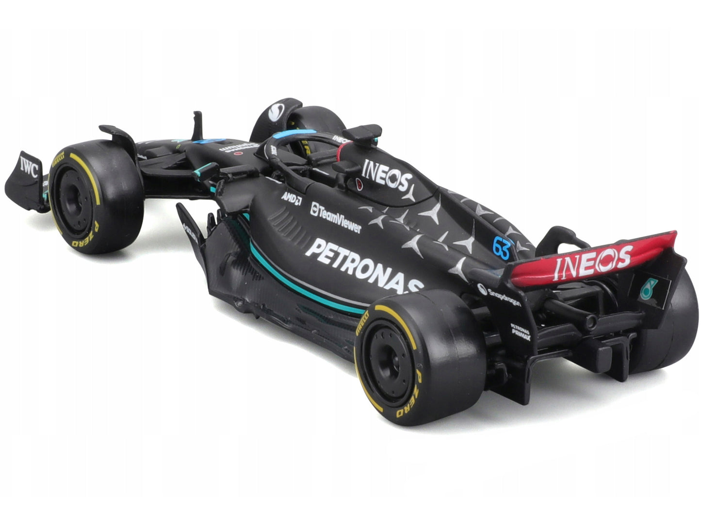 Mercedes-AMG F1 W14 E Performance #63 George Russell "Petronas" "Formula One F1 World Championship" (2023) 1/43 Diecast Model Car by Bburago