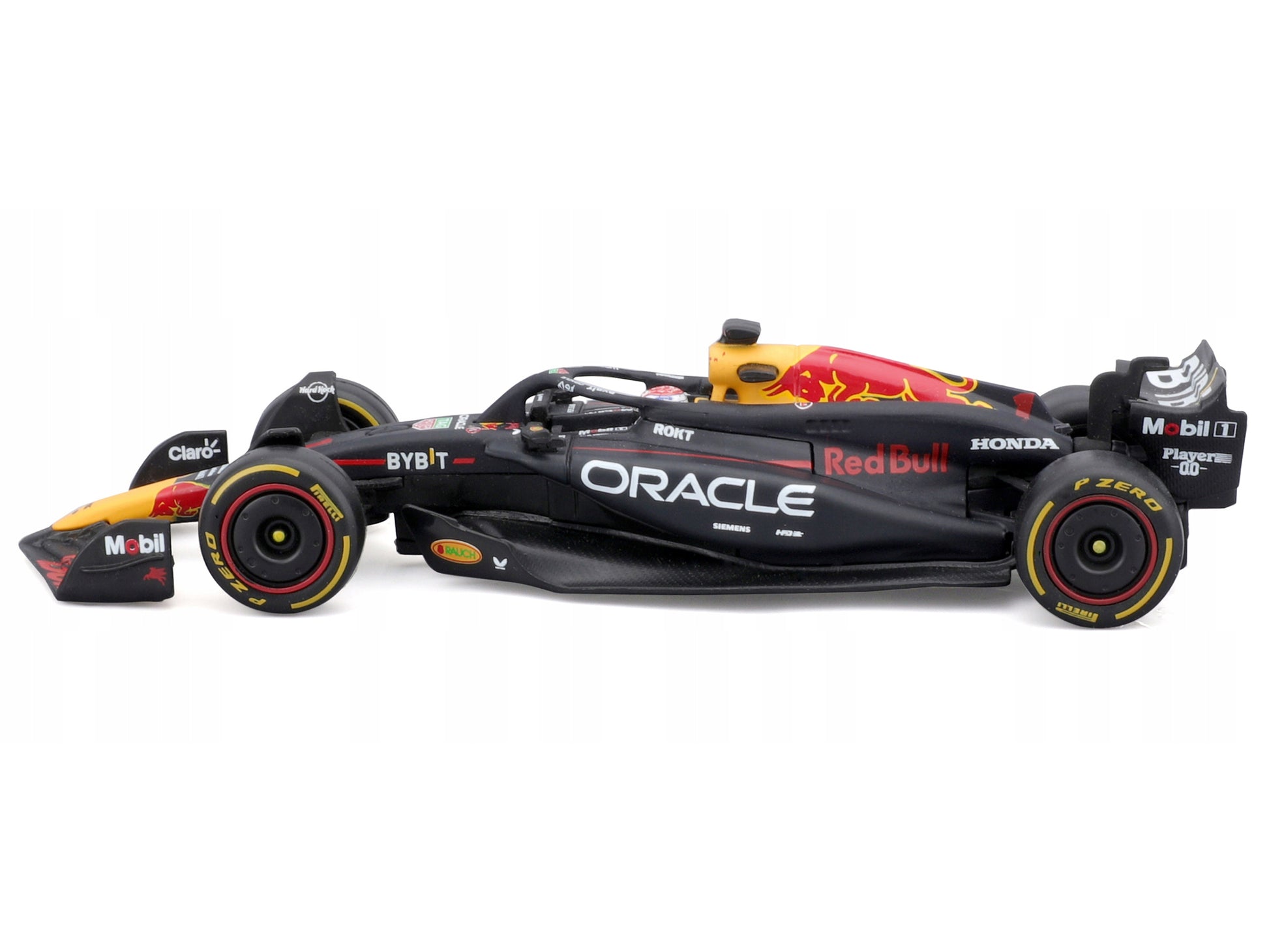 Red Bull Racing RB20 #1 Max Verstappen "Oracle" Formula One F1 World Championship (2024) with Driver Figure and Display Case "Race" Series 1/43 Diecast Model Car by Bburago
