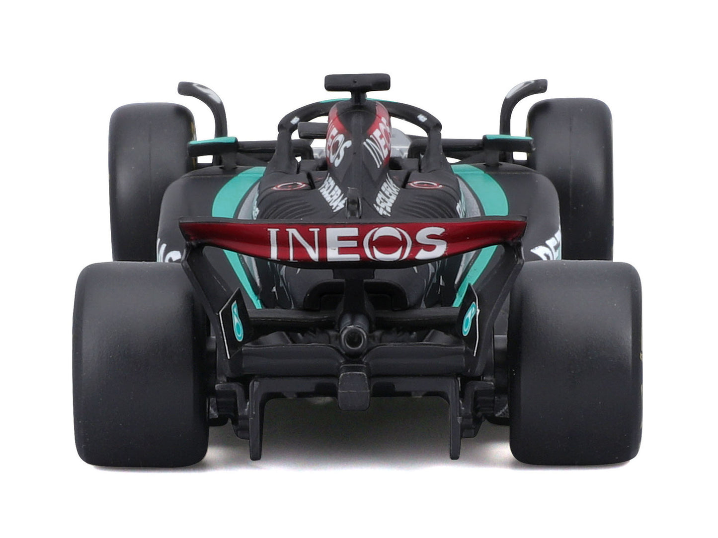 Mercedes-AMG F1 W15 E Performance #63 George Russell "Petronas" Formula One F1 World Championship (2024) "Race" Series 1/43 Diecast Model Car by Bburago