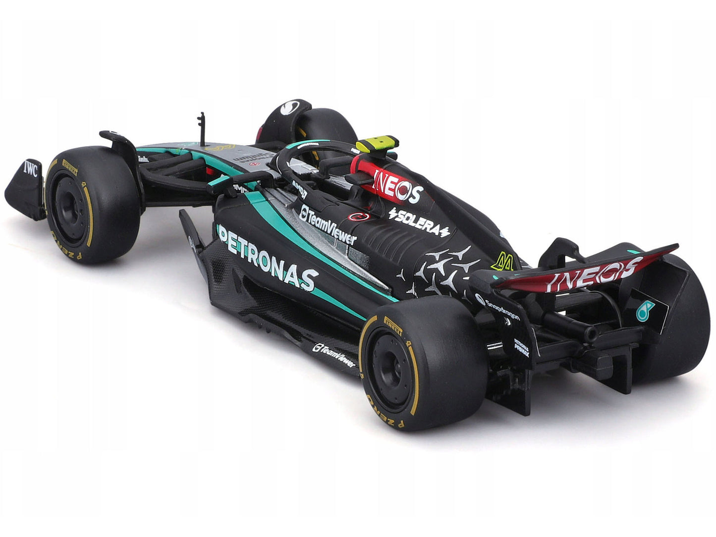 Mercedes-AMG F1 W15 E Performance #44 Lewis Hamilton "Petronas" Formula One F1 World Championship (2024) "Race" Series 1/43 Diecast Model Car by Bburago