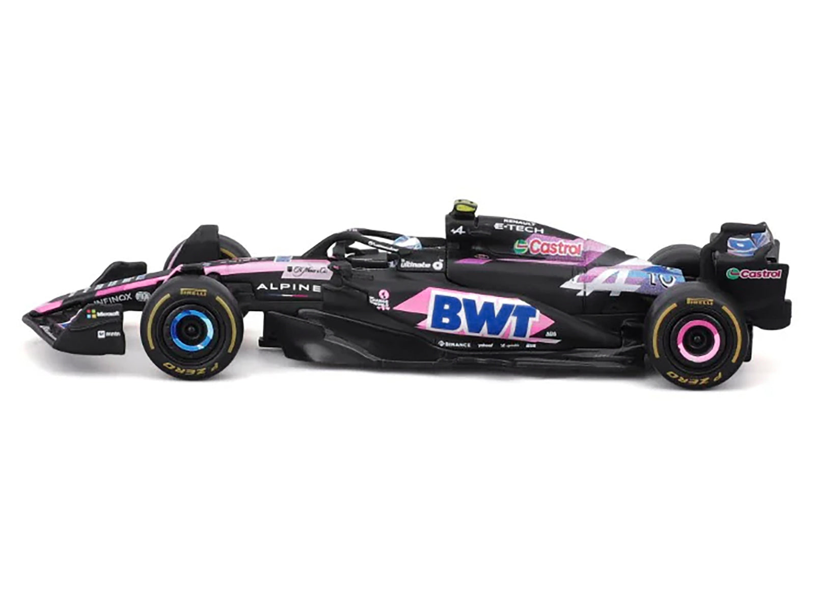 Alpine A524 #10 Pierre Gasly "BWT" "Formula One F1 World Championship" (2024) "Race" Series 1/43 Diecast Model Car by Bburago