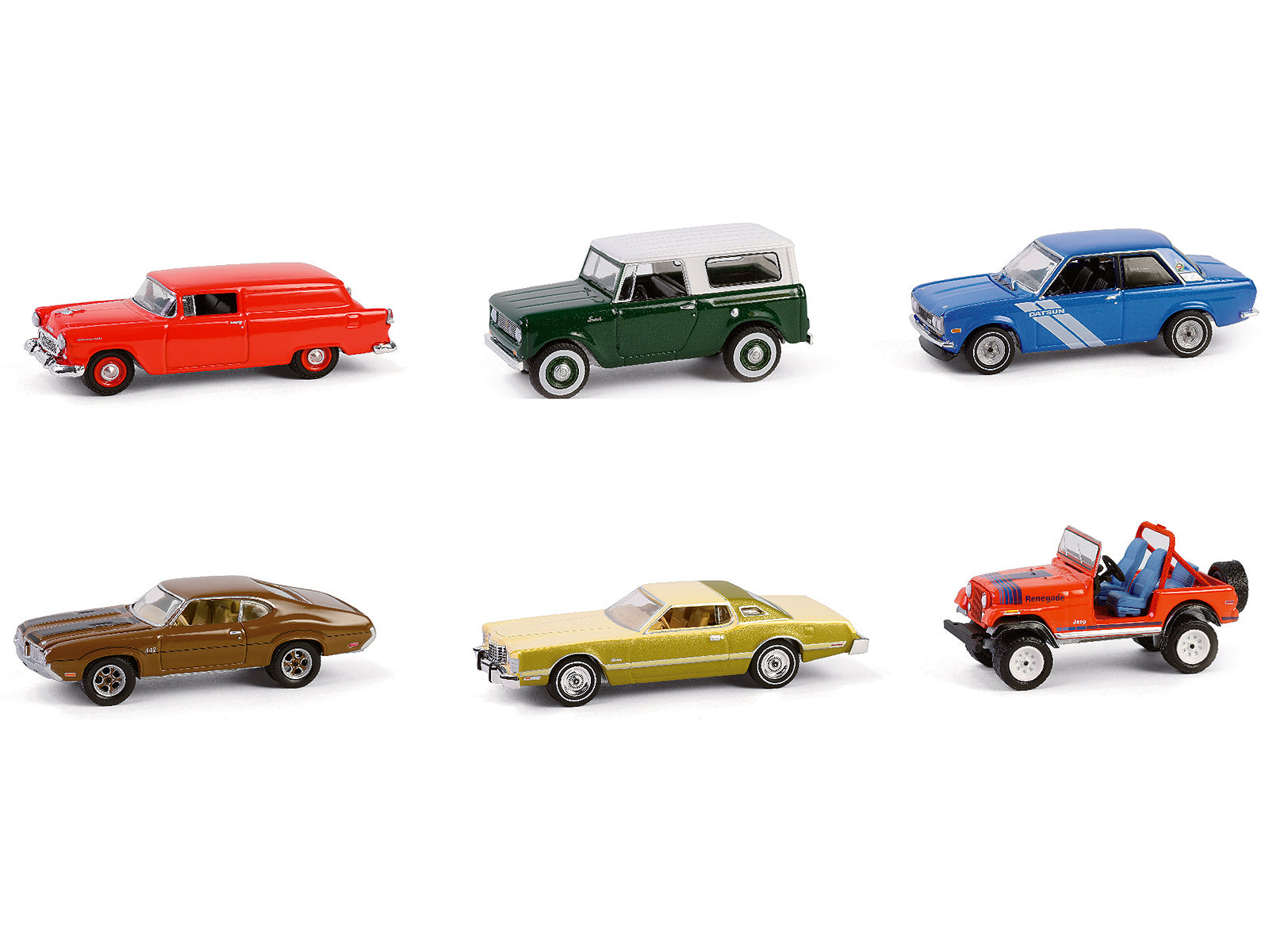 "Vintage Ad Cars" Series 11 Set of 6 pieces 1/64 Diecast Model Cars by Greenlight
