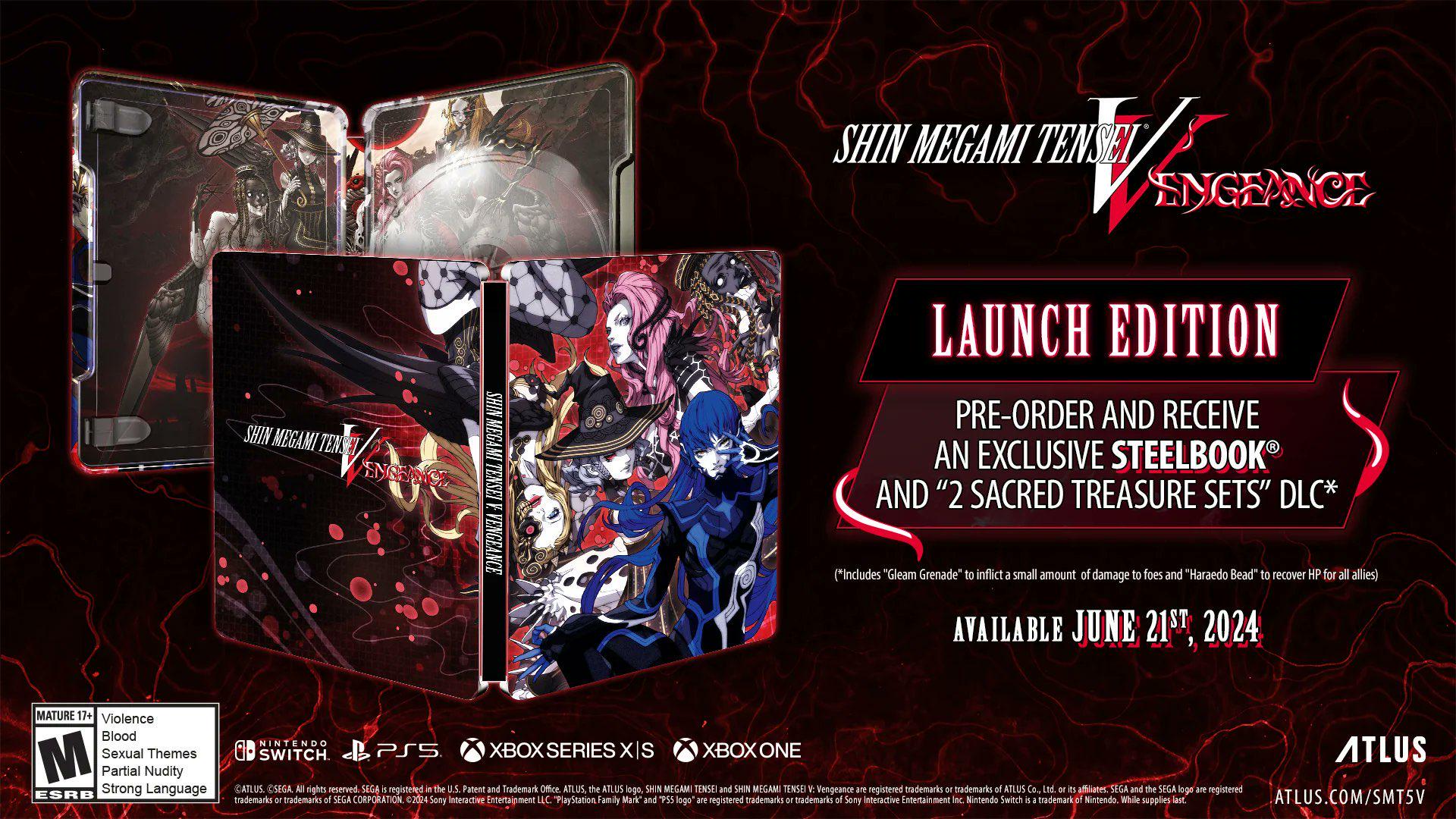Shin Megami Tensei V: Vengeance - Steelbook Launch Edition (PlayStation 5)
