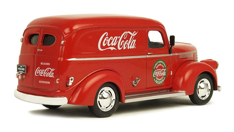1945 Panel Delivery Van "Coca-Cola" Red 1/43 Diecast Model Car by Motorcity Classics