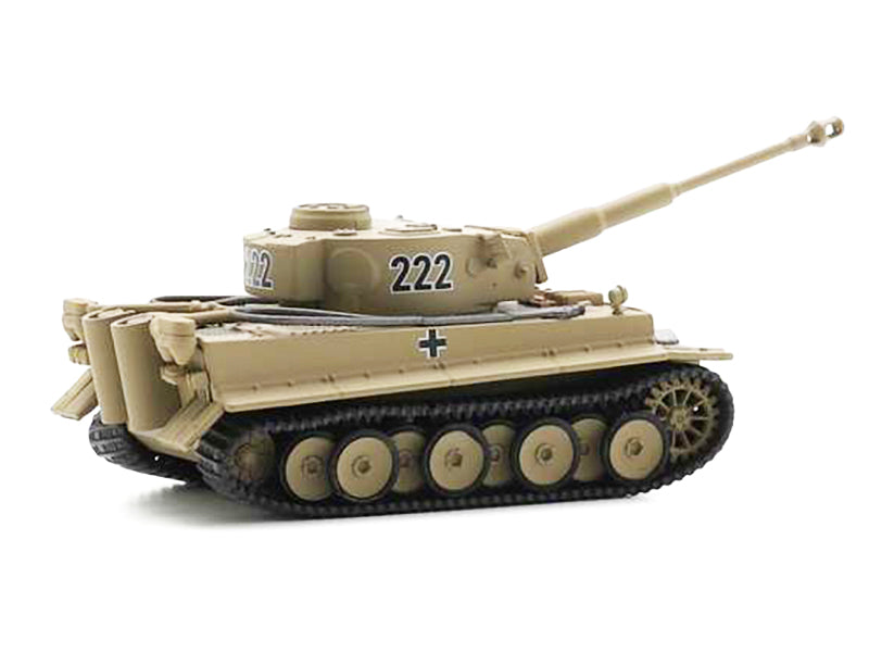 Panzerkampfwagen VI Tiger Tank #222 Light Brown "German Army" 1/87 (HO) Diecast Model Car by Schuco