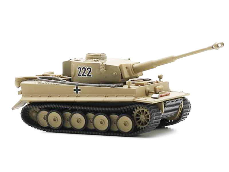 Panzerkampfwagen VI Tiger Tank #222 Light Brown "German Army" 1/87 (HO) Diecast Model Car by Schuco