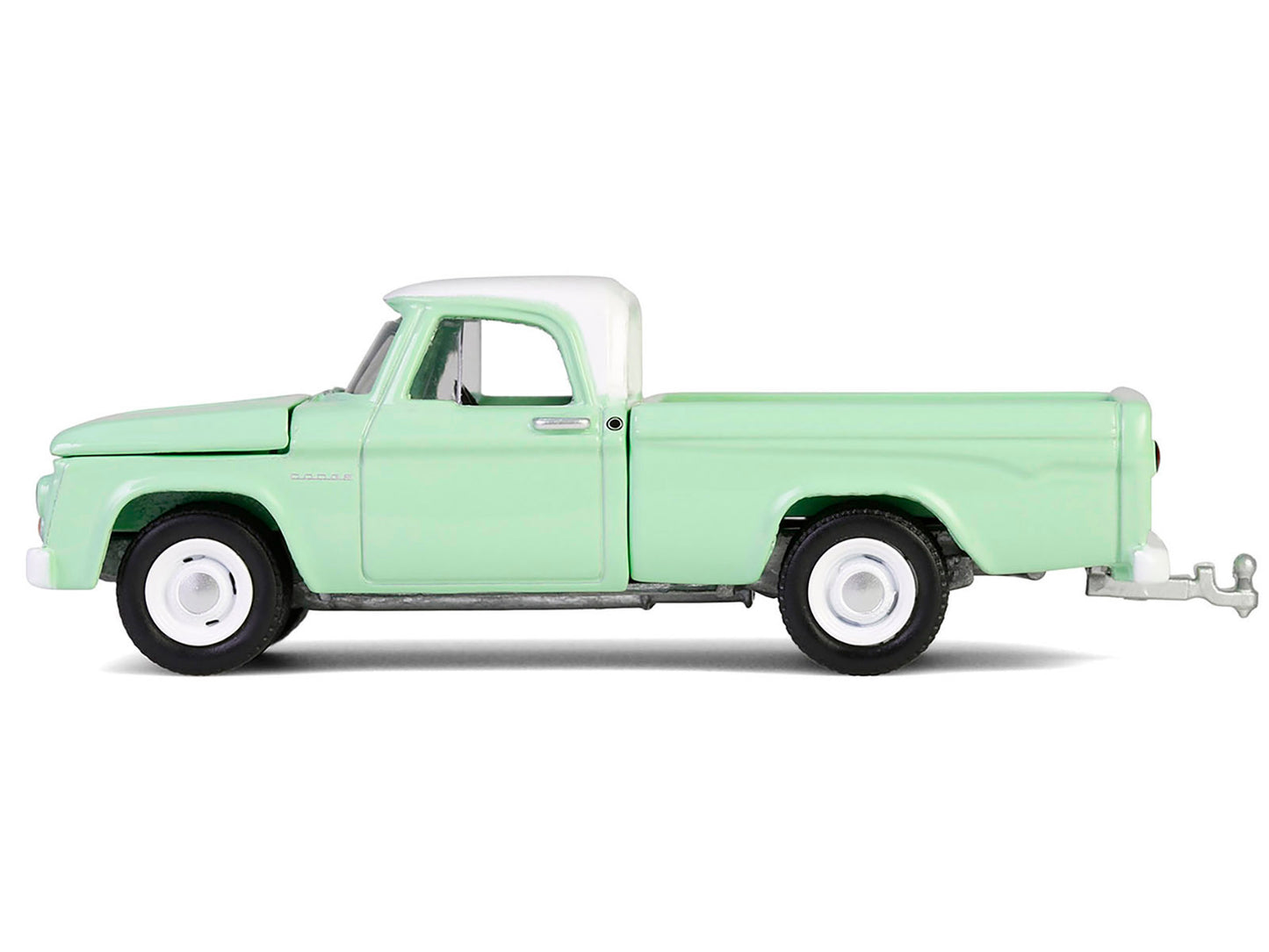 1964 Dodge D-200 Sweptline Pickup Truck Turf Green with White Top "Down on the Farm" Series 10 1/64 Diecast Model by Greenlight