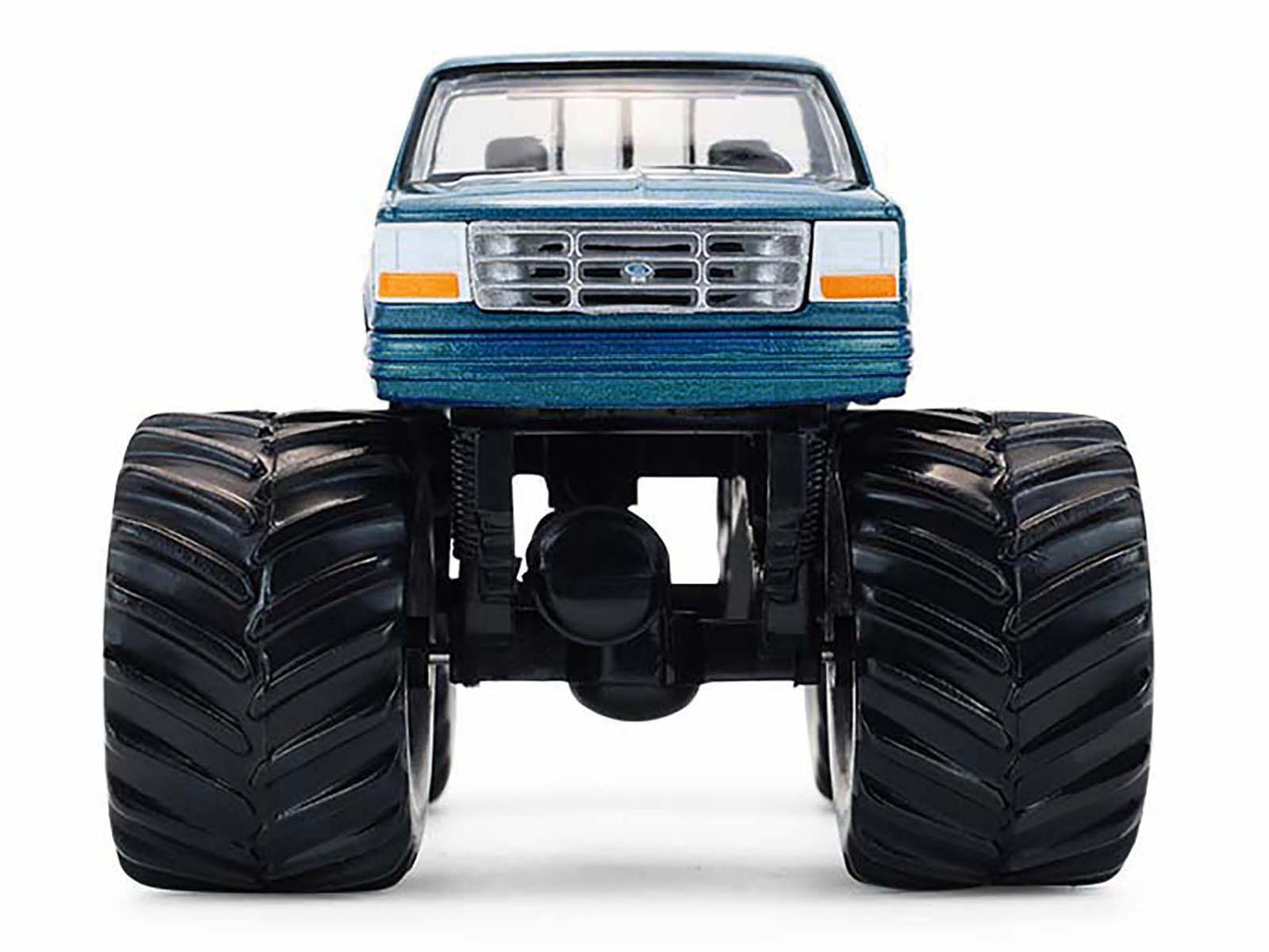 1993 Ford F-250 Monster Truck "Northern Storm" Teal Metallic "Kings of Crunch" Series 16 1/64 Diecast Model Car by Greenlight