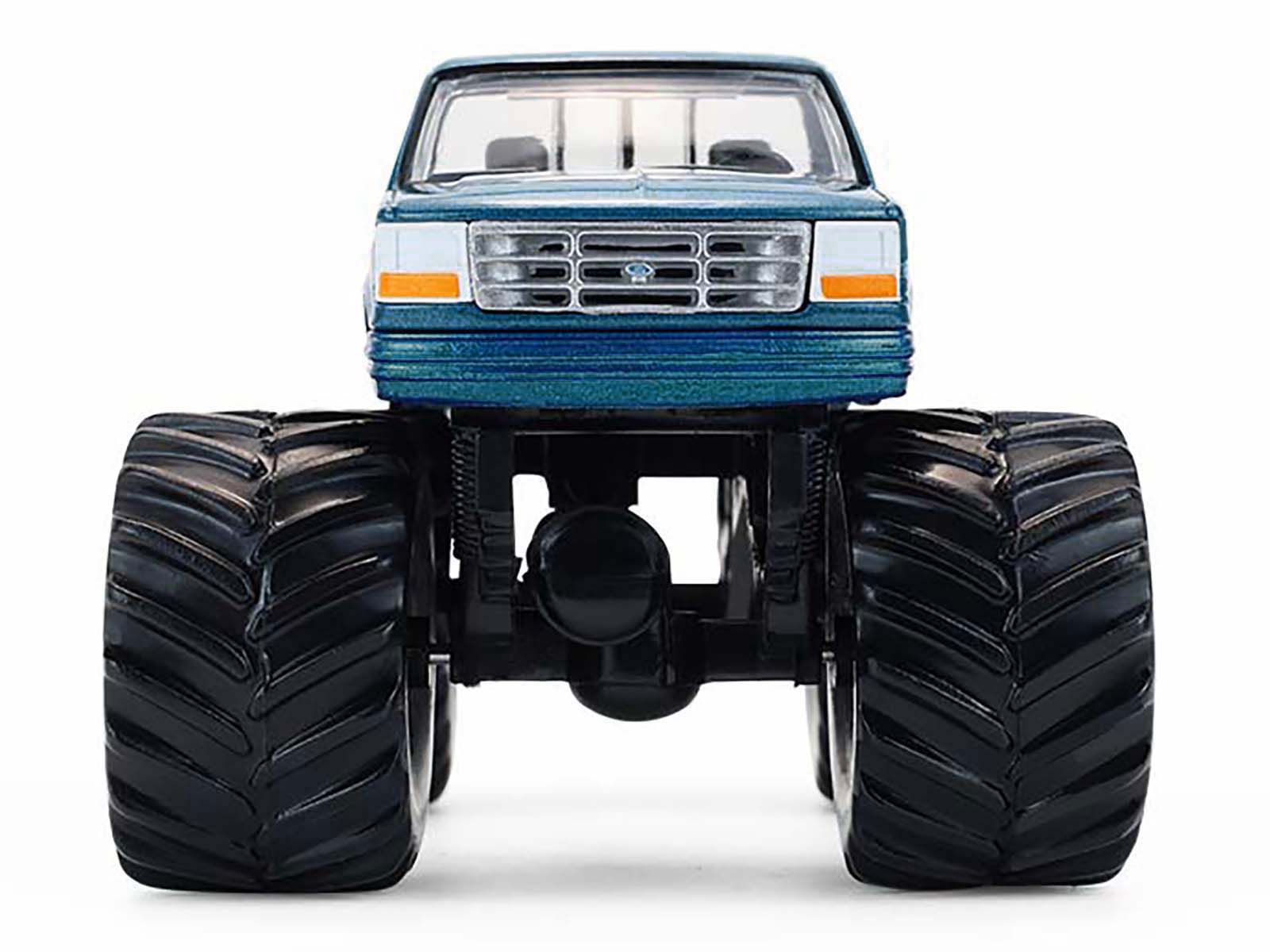 1993 Ford F-250 Monster Truck "Northern Storm" Teal Metallic "Kings of Crunch" Series 16 1/64 Diecast Model Car by Greenlight