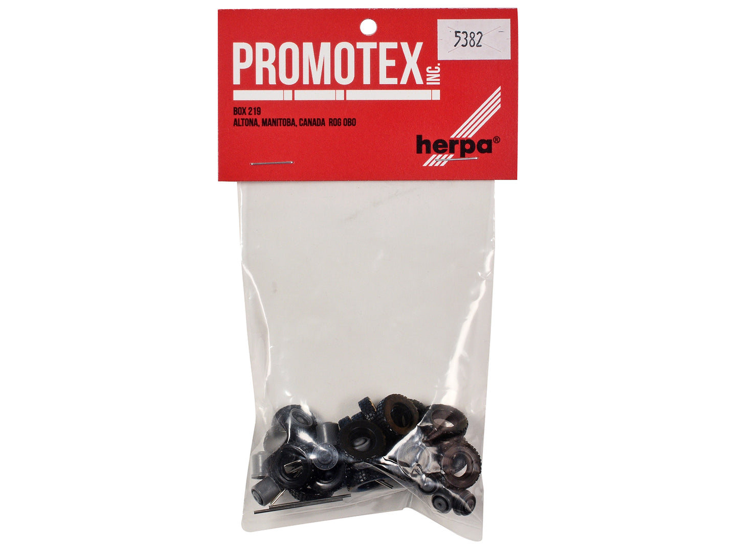 All-Terrain Wheel Sets (2 Front and 4 Rear) 1/87 (HO) Plastic Model by Promotex