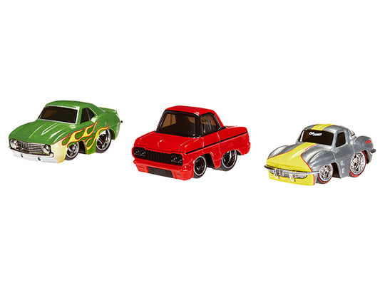 "Lowriders" Series 3 Chevrolet Triple Pack Set of 3 Cars Diecast Model Cars by CarTuned