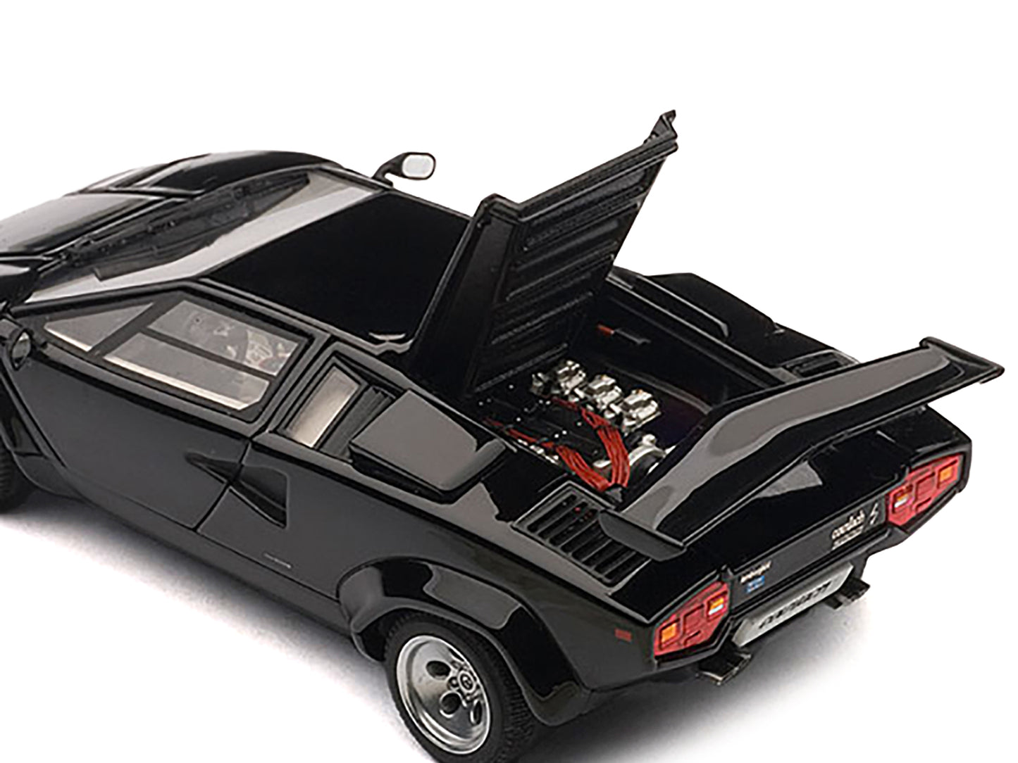Lamborghini Countach 5000S Black 1/43 Diecast Model Car by Autoart