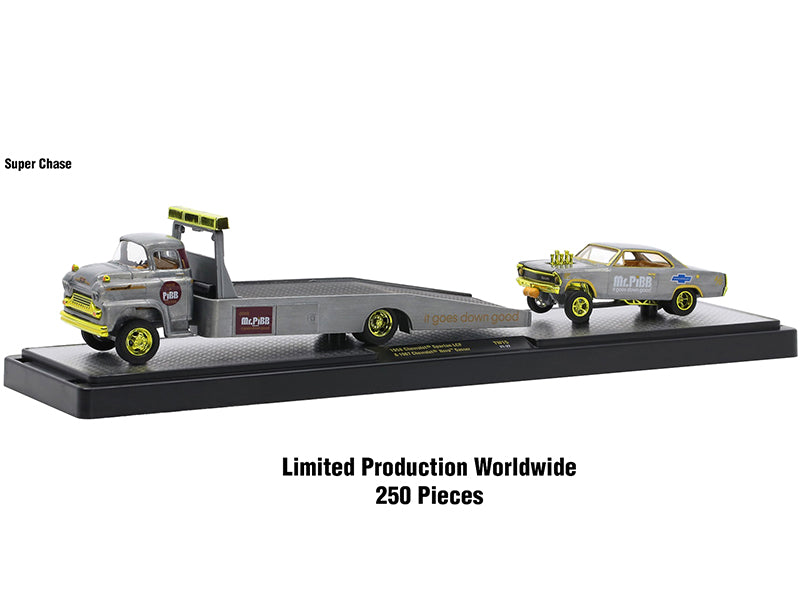 Auto Haulers "3 Sodas" Set of 3 pieces Release 15 Limited Edition to 8400 pieces Worldwide 1/64 Diecast Model Cars by M2 Machines