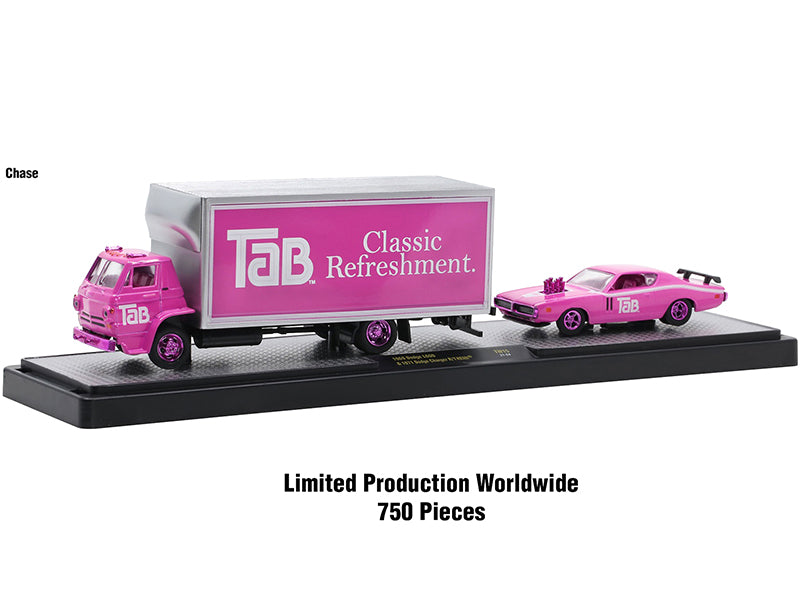 Auto Haulers "3 Sodas" Set of 3 pieces Release 15 Limited Edition to 8400 pieces Worldwide 1/64 Diecast Model Cars by M2 Machines