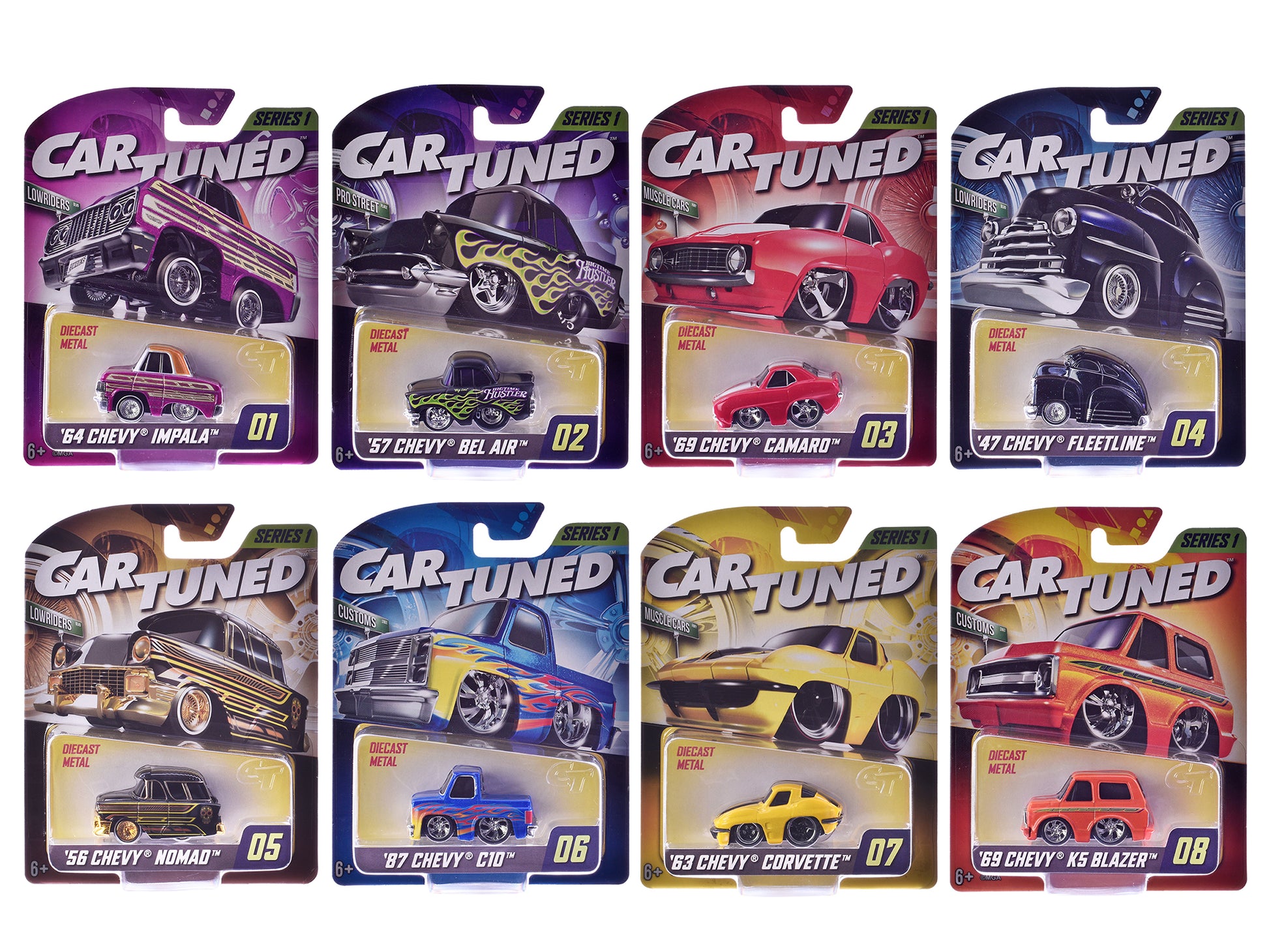 Mainline 2024 Series 1 Set of 8 Pieces Diecast Model Cars by CarTuned
