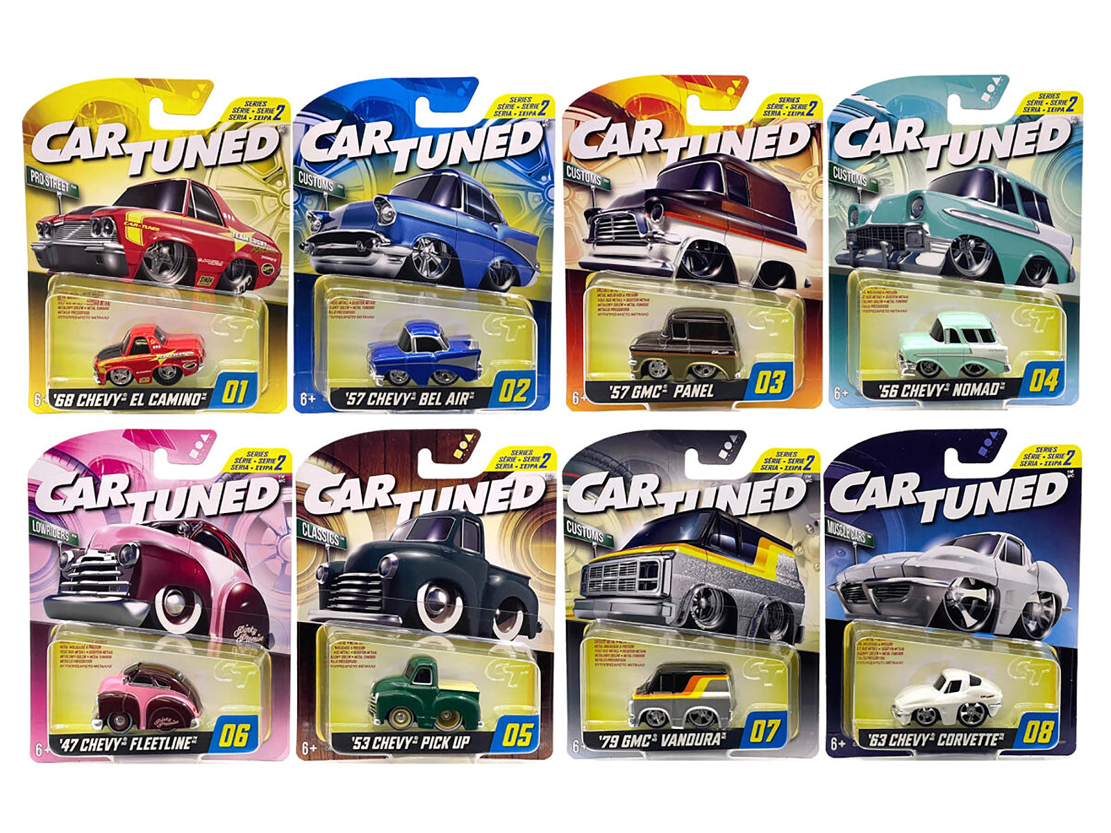 Hobby/Alt 2024 Series 2 Set of 8 Pieces Diecast Model Cars by CarTuned