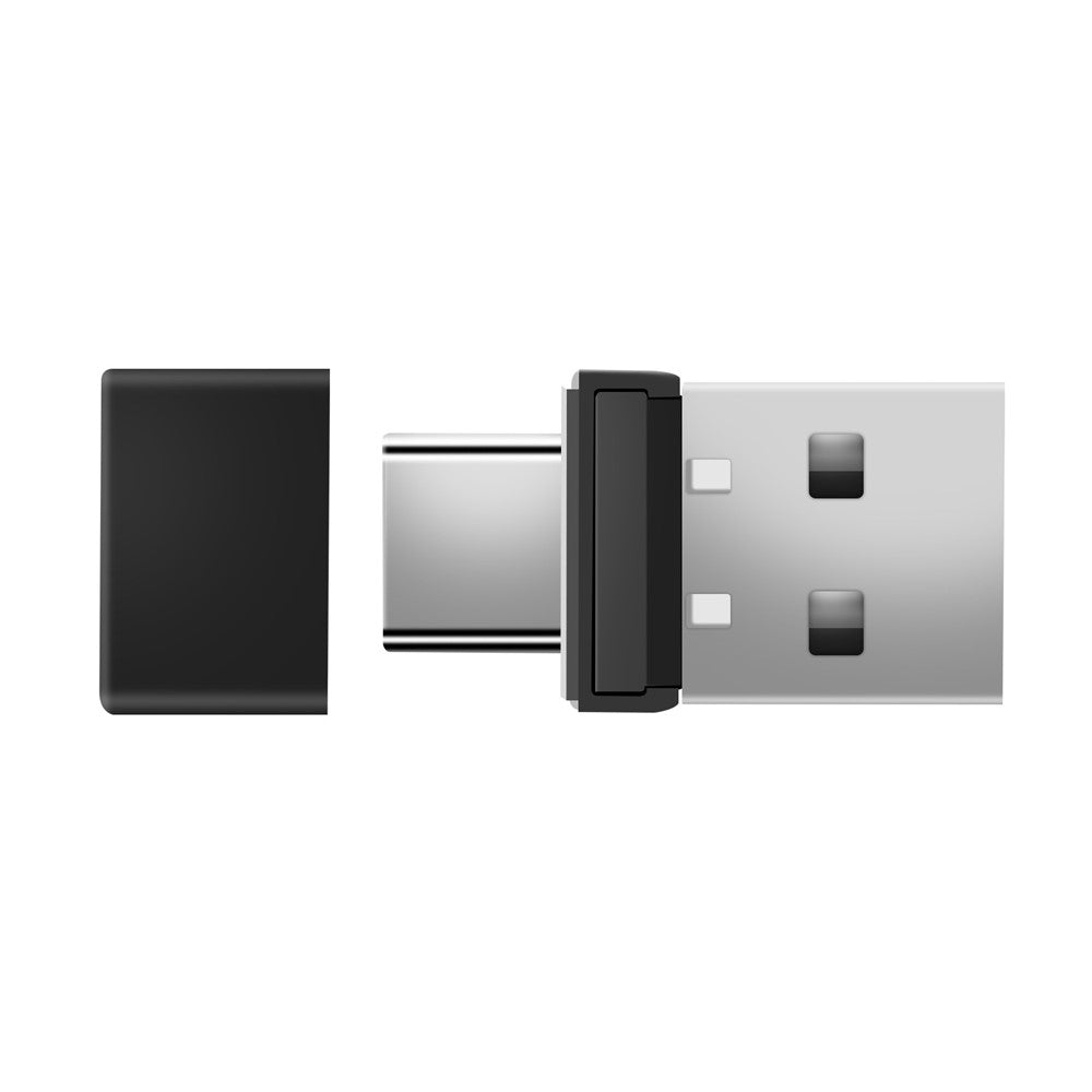 2-in-1 USB / Type-C Mouse Jiggler Portable Mini Mouse Mover, Driver-Free for Computers, Laptops
