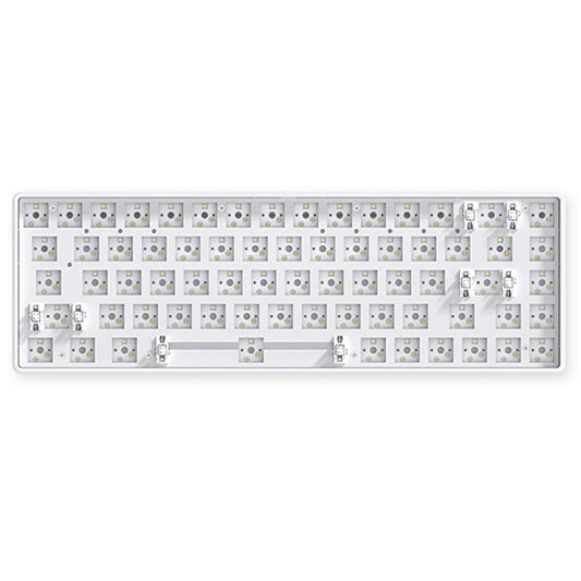 68-Key Hot Swappable Wireless+USB Wired+Bluetooth-compatible Mechanical Keyboard Kit
