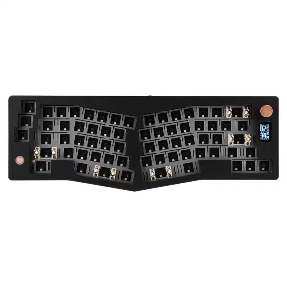 ABM066 2.4G Wireless+USB Wired+Bluetooth-compatible Mechanical Gasket-Mount Keyboard Kit