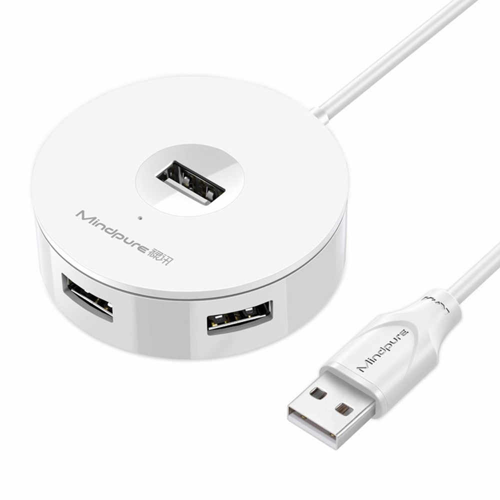 MINDPURE US018 1m USB to 4 X USB2.0 Docking Station Laptop Computer USB Hub Adapter