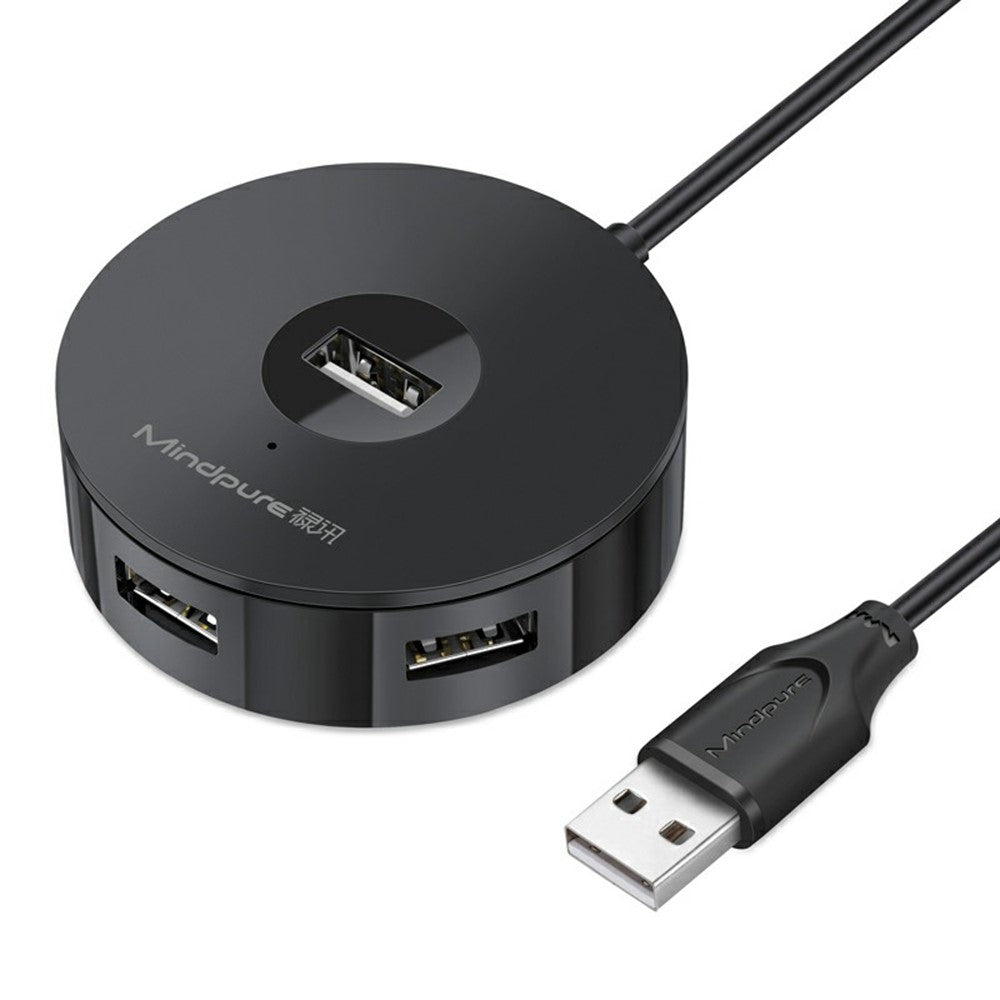 MINDPURE US018 0.3m USB to 4 X USB2.0 Docking Station Laptop Computer USB Hub Adapter