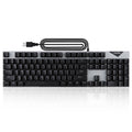 Y-FRUITFUL K137 Wired Mechanical Keyboard 104 Keys RGB Backlit Blue  /  Red Switch Gaming Keyboard