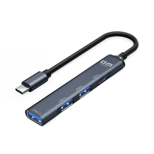 CHB081 4 in 1 Type-C Hub USB-C to USB 3.0 2xUSB 2.0 Port High Speed Type-C Charging Multiport Adapter