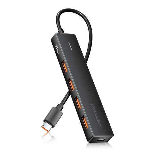 VENTION CHJBB USB 3.2 Gen 2 Hub 10Gbps Data Transfer 4 USB A + 1 Type C Docking Station