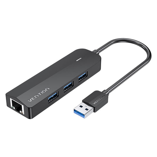 VENTION CHNBB 5 in 1 USB Hub USB 3.0 x 3 + Gigabit Ethernet Docking Station with Micro USB Power Port