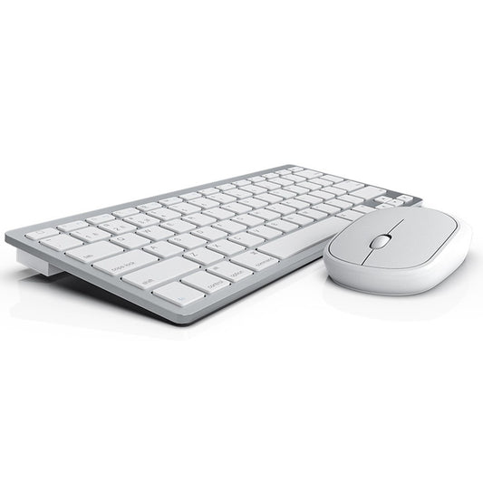 B666+MS-800 Wireless Bluetooth-Compatible Silent Keyboard and Mouse Set for iOS  /  Android  /  Windows