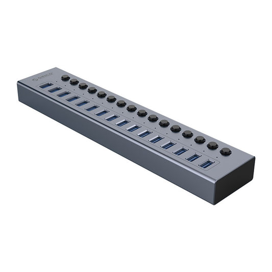 ORICO BT2U3-16AB Aluminum Alloy Multi-Port USB 3.0 Hub Splitter with Individual Switches