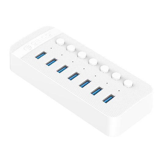 ORICO CT2U3-7AB ABS Multi-port USB3.0 HUB with Individual Switches