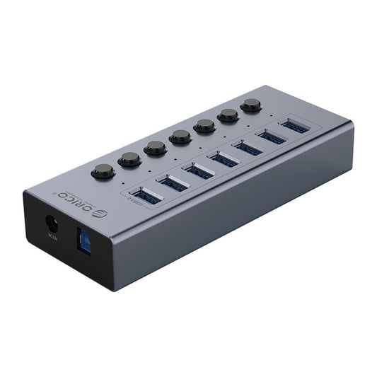 ORICO BT2U3-7AB Aluminum Alloy Multi-port HUB with Individual Switches