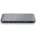 6-in-1 Type C Hub Adapter + 2*USB 3.0 + PD + SD/TF Card Reader Docking Station