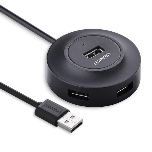 UGREEN 20277 4 Ports USB 2.0 Hub 480Mbps Data Transfer Adapter