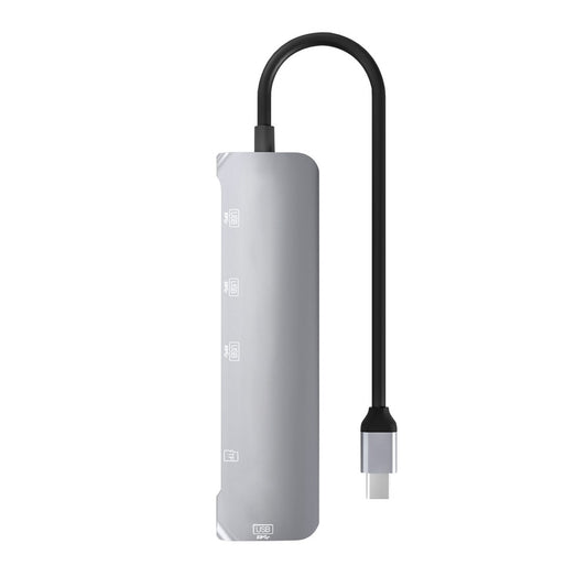 NK-3043 6 in 1 Type-C Hub USB 3.0 Docking Station TF Card Reader for iPad Pro MacBook Air Pro